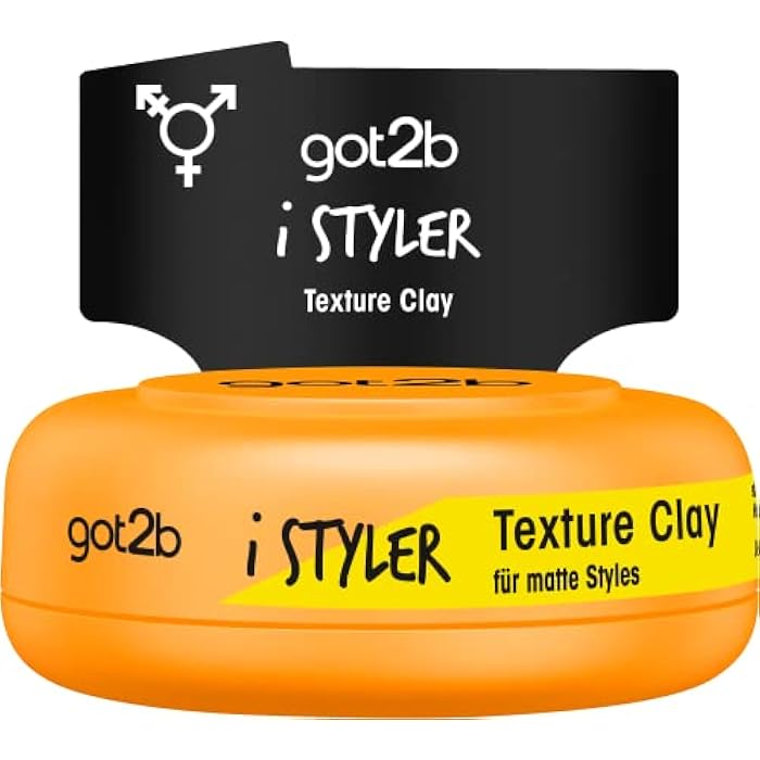 got2b iStyler Texture Clay Halt 4 (75 ml), Hair Cream for Men Gives a Cool Matte Effect, Hair Paste for a Textured, Matte-Defined Style - Image 2